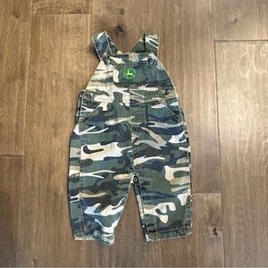 John Deere boys Camo Overalls 3/6m